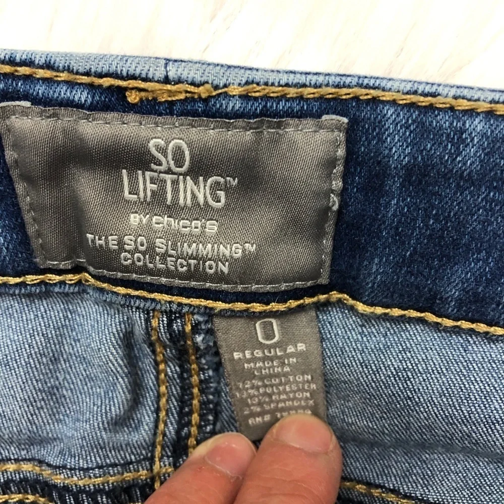 Chico’s So Lifting Jeans- Size 0
